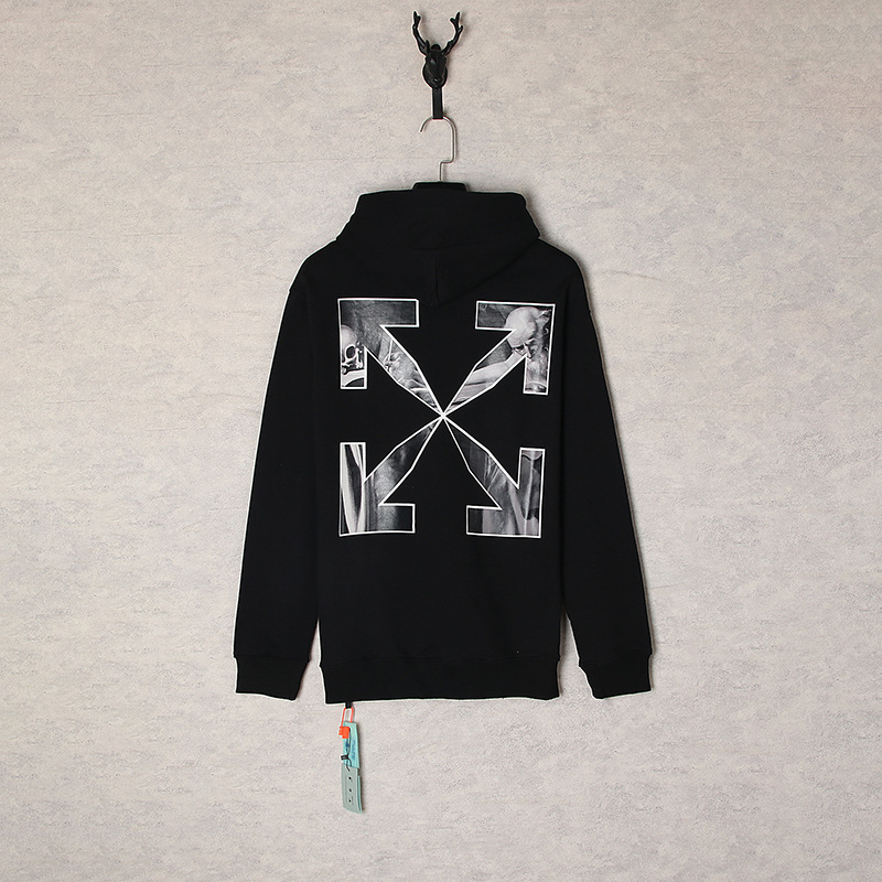 Off-White - 【最高デザイン】オフホワイト☆クロスアローバックロゴ入りパーカー/2144の通販 by 古着屋SOL｜オフホワイトならラクマ