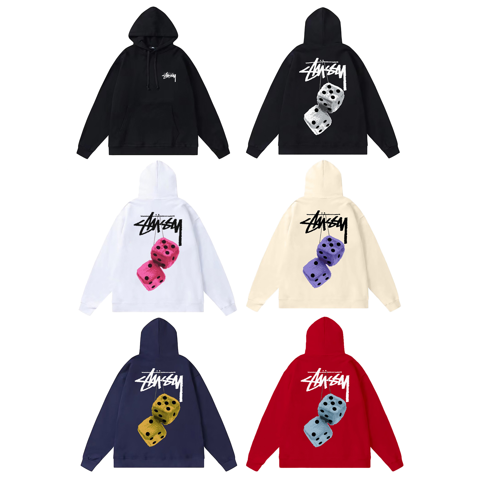 ステューシー パーカー フーディ フード付き プルオーバー Fuzzy